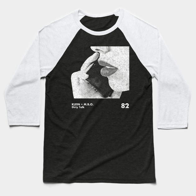 Klein & MBO / Minimal Graphic Artwork Design Baseball T-Shirt by saudade